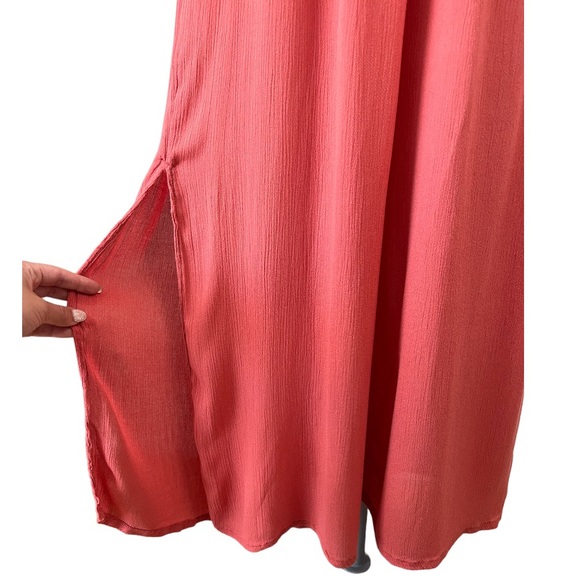 Elan Coral Orange Beach Strapless Jumpsuit size M - Picture 10 of 13